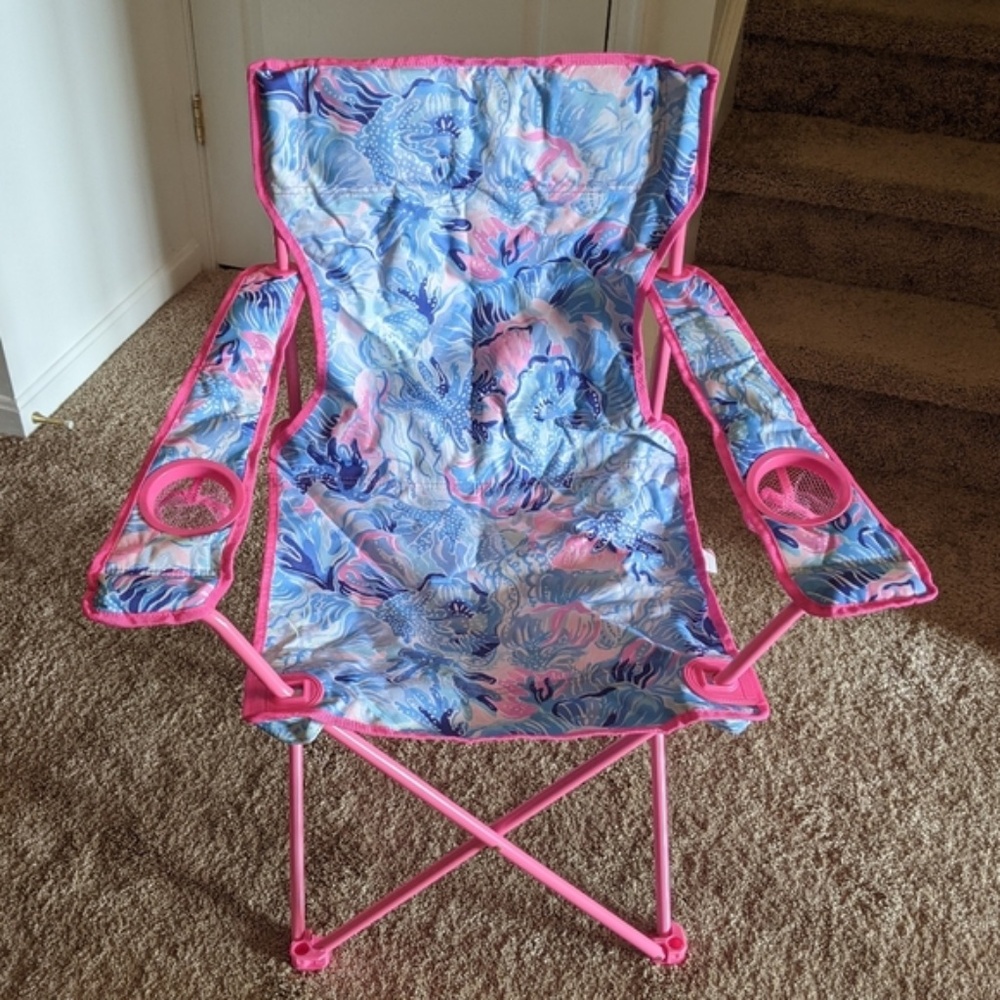 NEW Lilly Pulitzer Folding Beach Chair - Picture 3 of 8